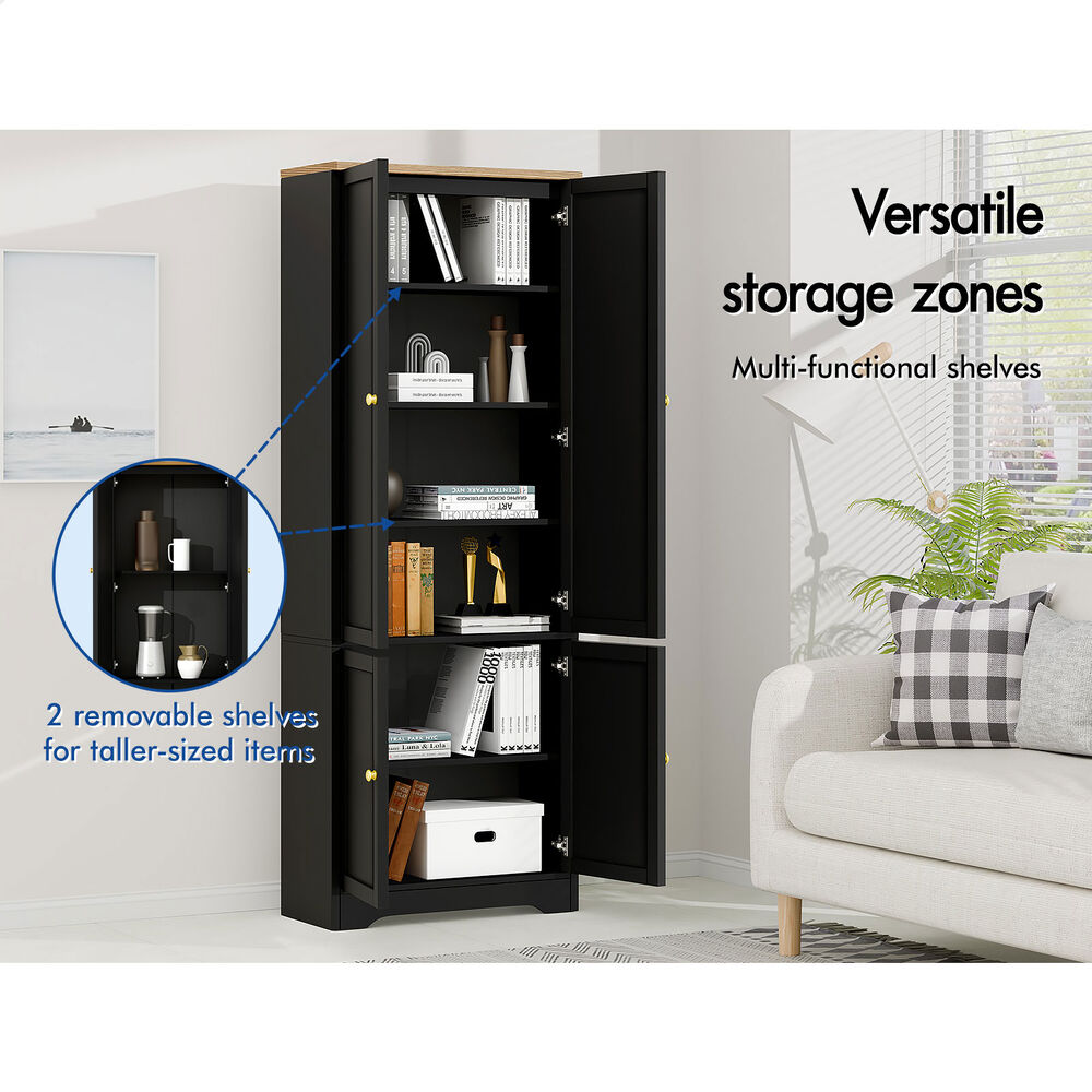 ALFORDSON 2x Buffet Sideboard Storage Cabinet Cupboard Kitchen Hallway Wardrobe