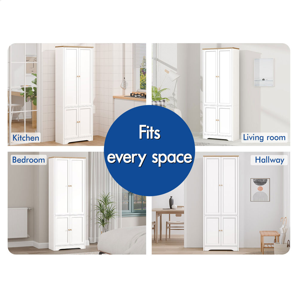 ALFORDSON 2x Buffet Sideboard Cupboard Storage Cabinet Wardrobe Kitchen Hallway