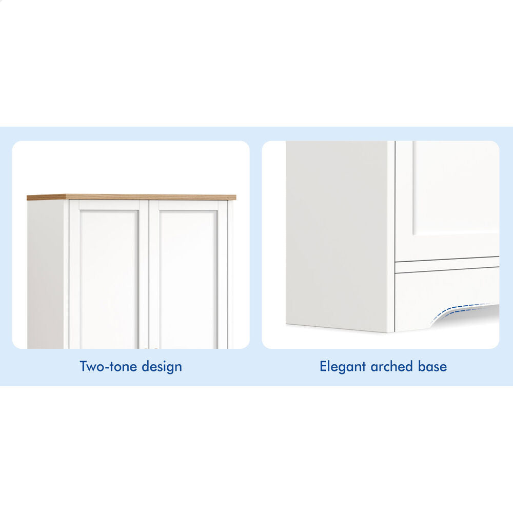 ALFORDSON 2x Buffet Sideboard Cupboard Storage Cabinet Wardrobe Kitchen Hallway