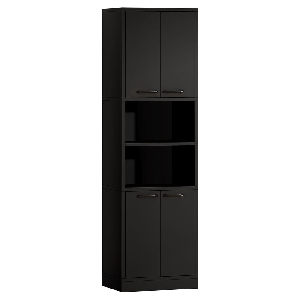 ALFORDSON Buffet Sideboard 190CM Storage Cabinet Tall Cupboard Kitchen Black