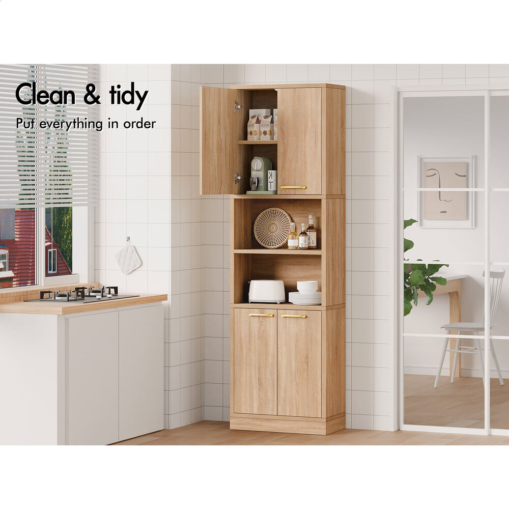 ALFORDSON Buffet Sideboard Cupboard Storage Cabinet Kitchen Pantry 190CM Wood