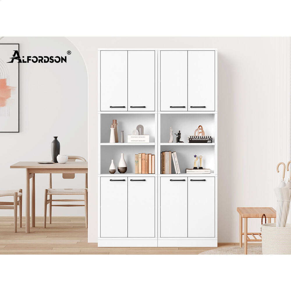 ALFORDSON Buffet Sideboard 190CM Tall Cupboard Kitchen Pantry Storage Cabinet