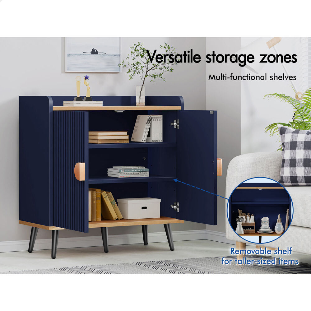 ALFORDSON Buffet Sideboard Cupboard  Storage Cabinet Kitchen Hallway Table Blue