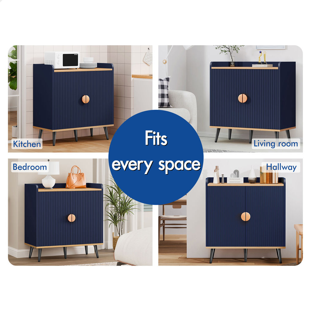 ALFORDSON Buffet Sideboard Cupboard  Storage Cabinet Kitchen Hallway Table Blue
