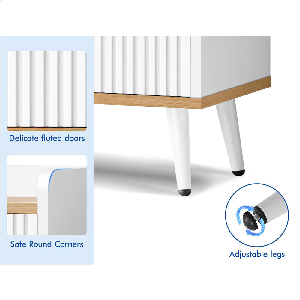 ALFORDSON Sideboard Buffet Storage Cabinet Cupboard  Kitchen Hallway Wood Table