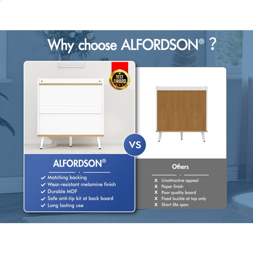 ALFORDSON Sideboard Buffet Storage Cabinet Cupboard  Kitchen Hallway Wood Table