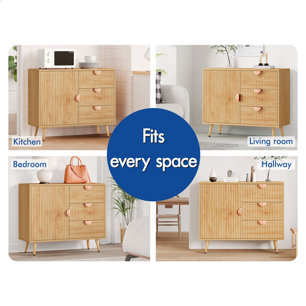 ALFORDSON Buffet Sideboard Cupboard Storage Cabinet Kitchen Hallway Door Wood