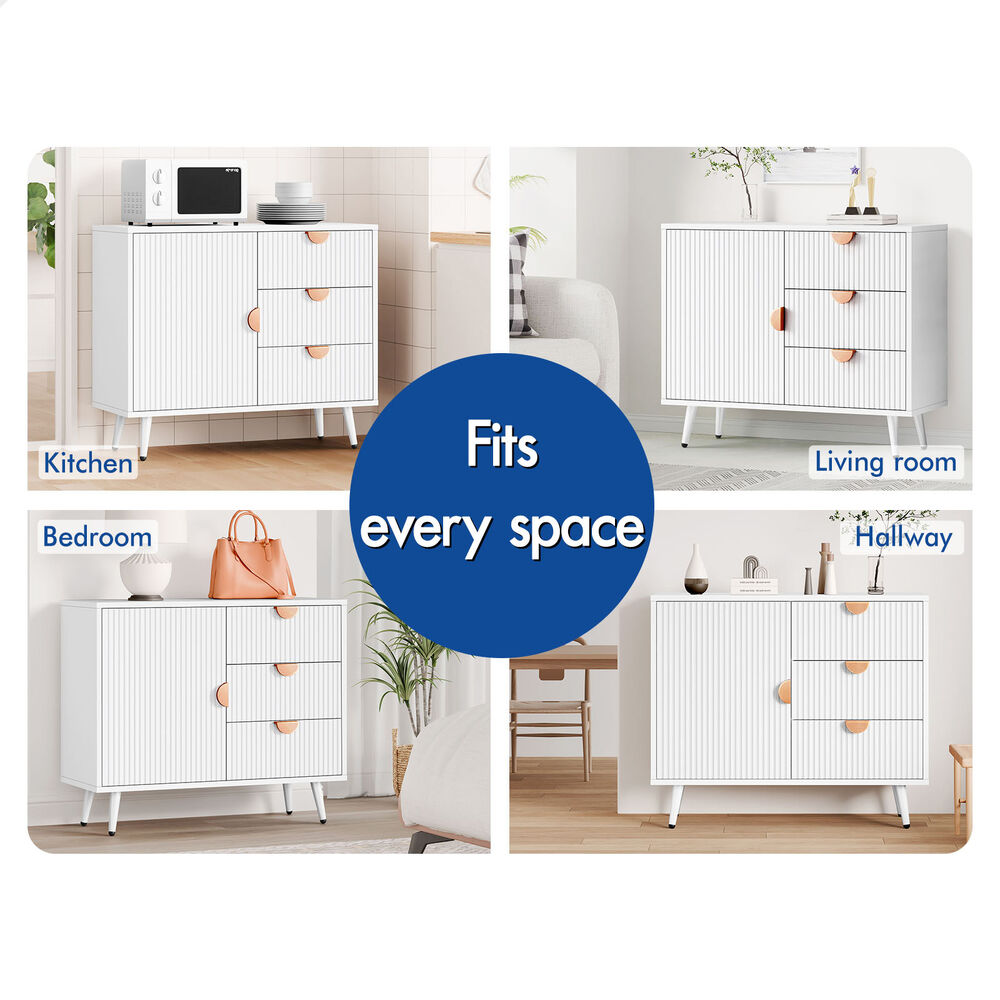 ALFORDSON Buffet Sideboard Storage Cabinet Cupboard Kitchen Hallway Drawers