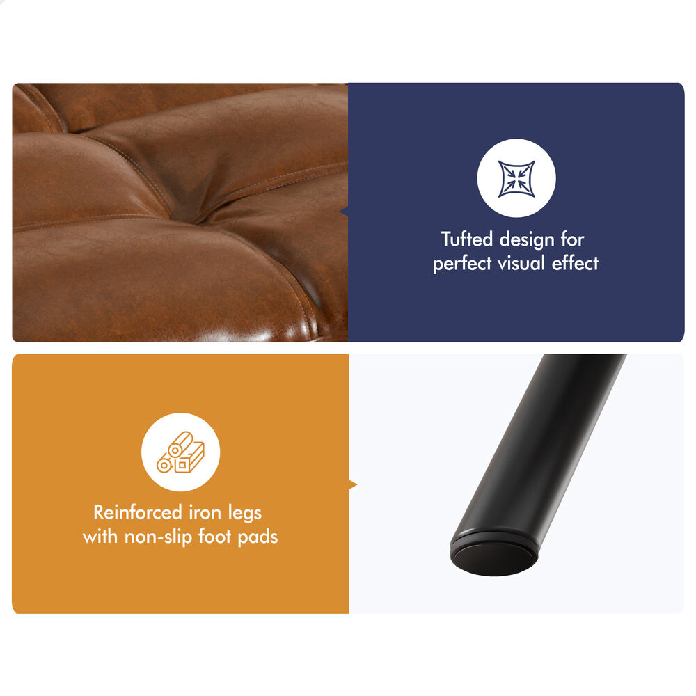 ALFORDSON Sofa Bed Couch 3 Seater Lounge Recliner Leather