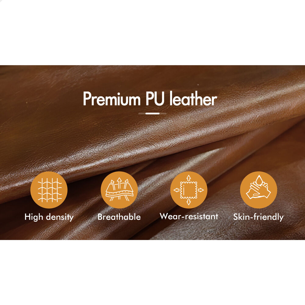 ALFORDSON Sofa Bed Couch 3 Seater Lounge Recliner Leather