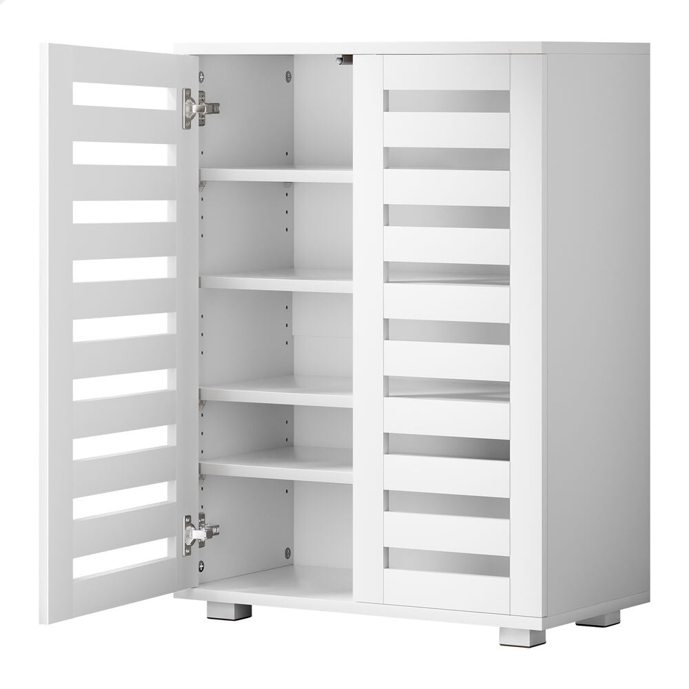 ALFORDSON Shoe Cabinet Organiser Storage Rack Drawer Shelf 21 pairs White