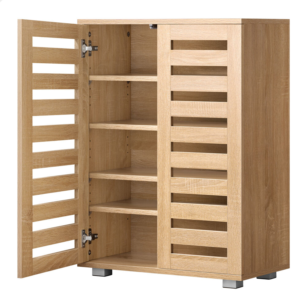 ALFORDSON Shoe Cabinet Organiser Storage Rack Drawer Shelf 21 Pairs Wood