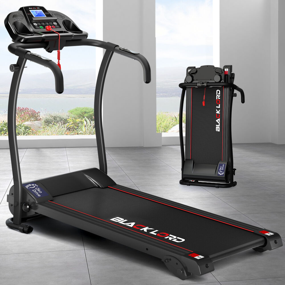BLACK LORD Treadmill Electric Exercise Running Machine Foldable Walking Pad