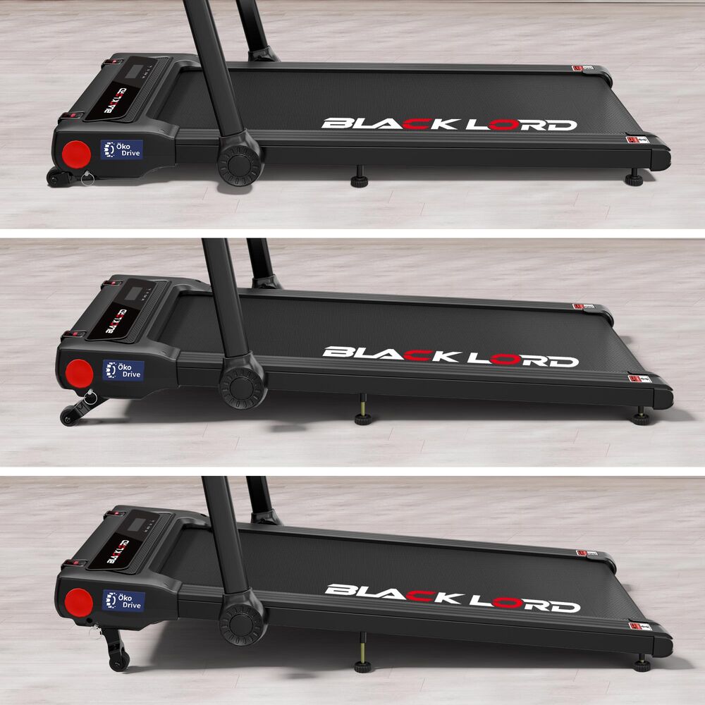 BLACK LORD Treadmill 3 IN 1 Walking Pad Removable Desk Height Adjustable Black