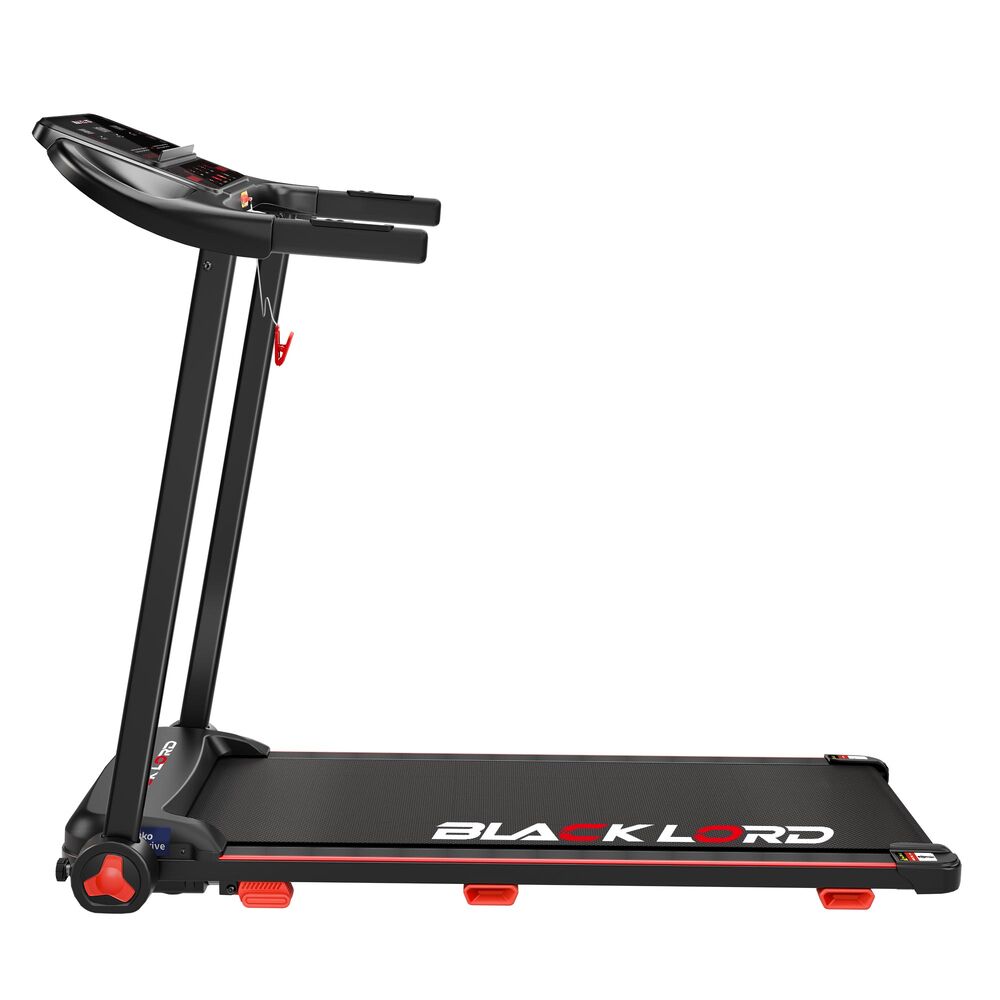 BLACK LORD Treadmill Electric Exercise Running Machine Incline Foldable 390mm