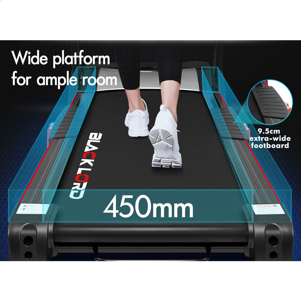 BLACK LORD Treadmill Electric Auto Incline Home Gym Exercise Run Machine