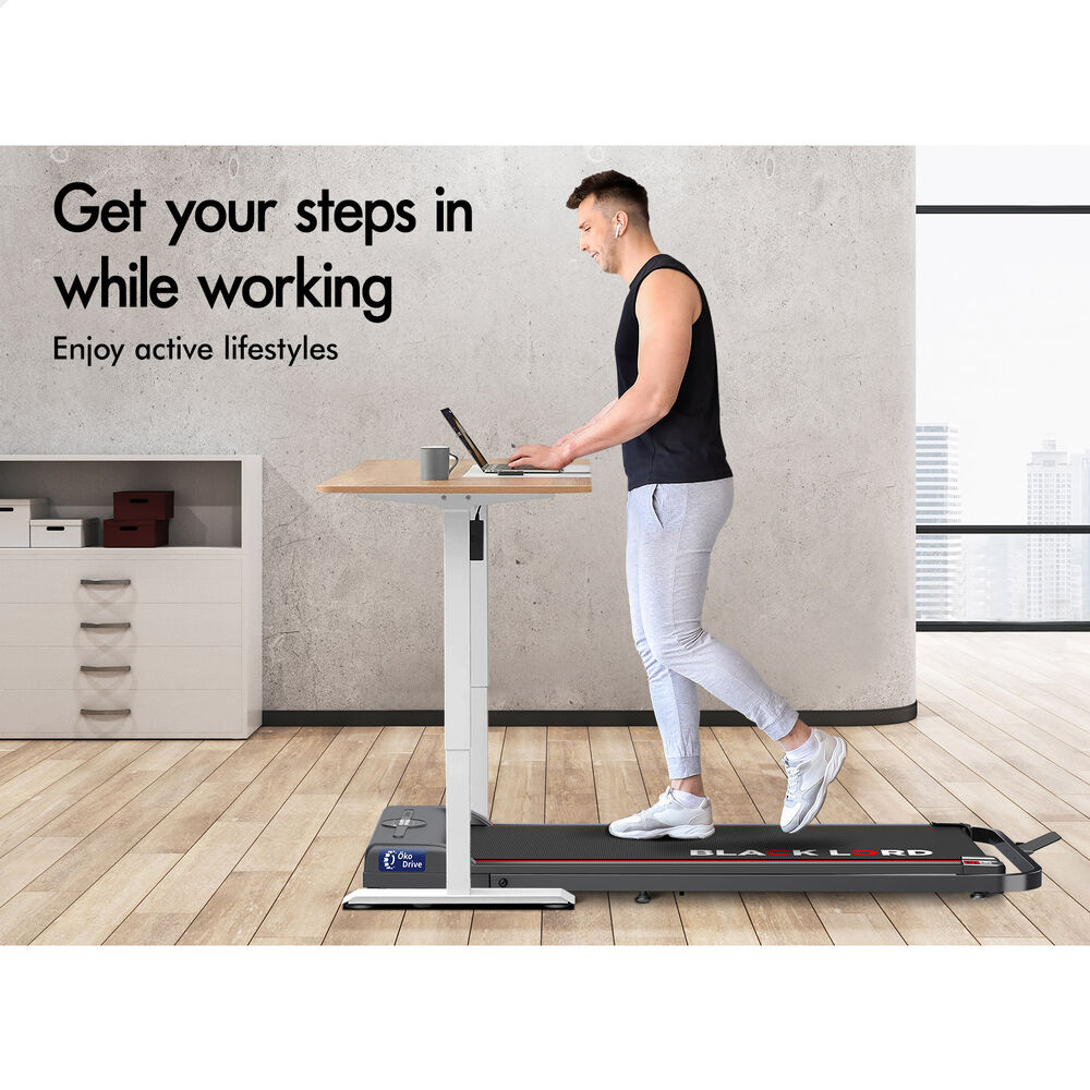 BLACK LORD Treadmill Walking Pad Foldable