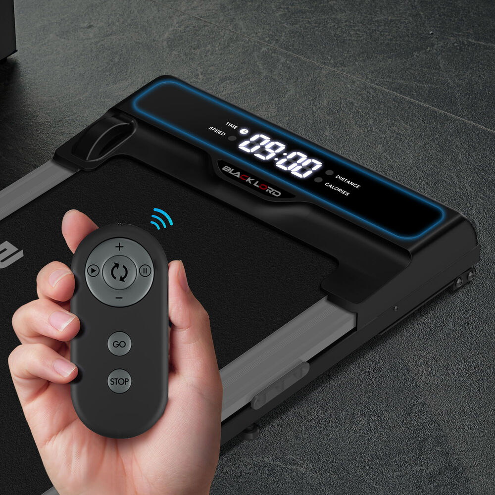 BLACK LORD Treadmill Electric Walking Pad Home Gym Incline Brushless Motor Black