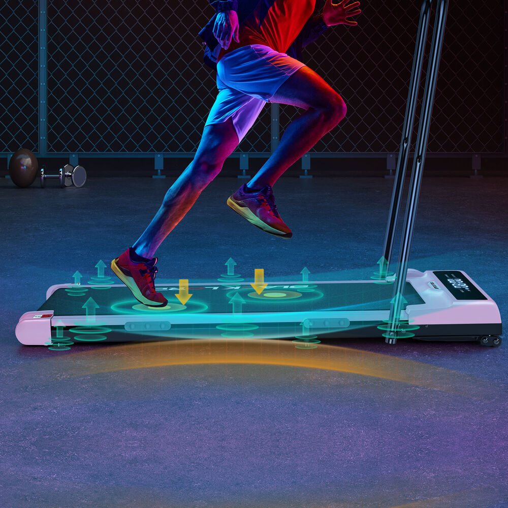 BLACK LORD Treadmill Electric Walking Pad Incline Brushless Motor Foldable Pink