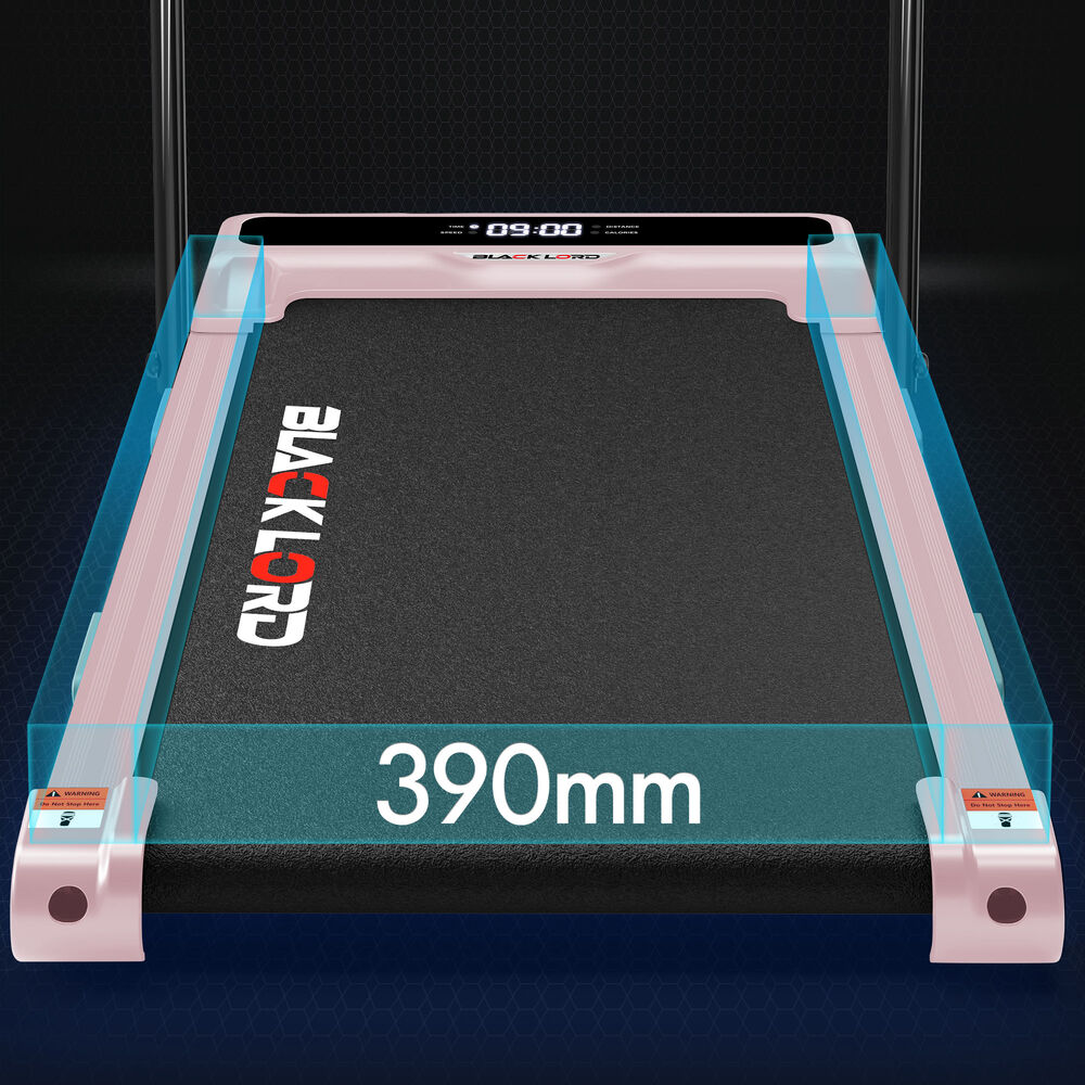 BLACK LORD Treadmill Electric Walking Pad Incline Brushless Motor Foldable Pink