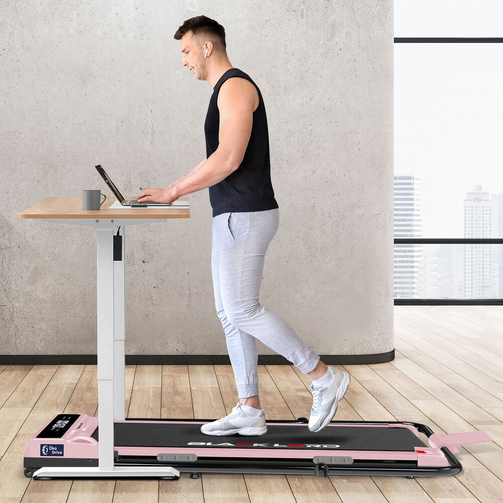 BLACK LORD Treadmill Electric Walking Pad Incline Brushless Motor Foldable Pink