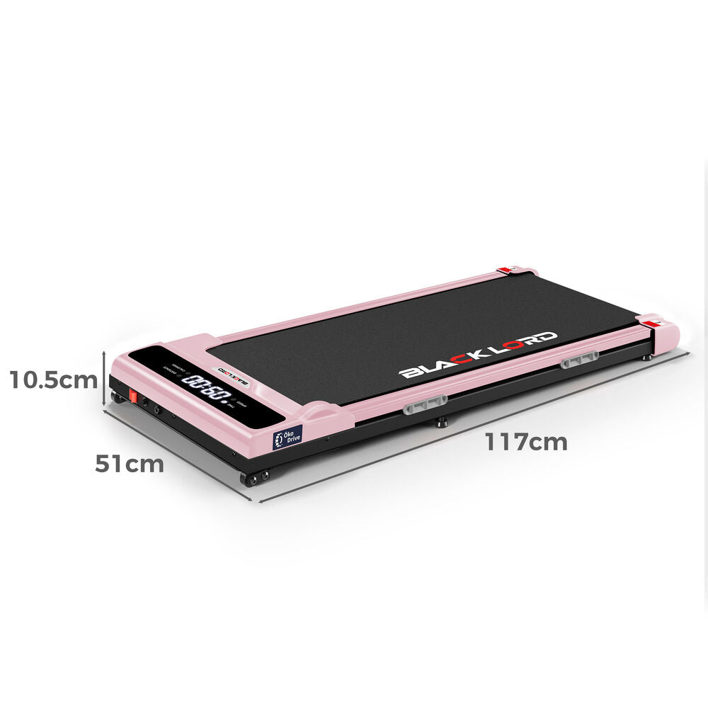 BLACK LORD Treadmill Electric Walking Pad Home Gym Incline Brushless Motor Pink