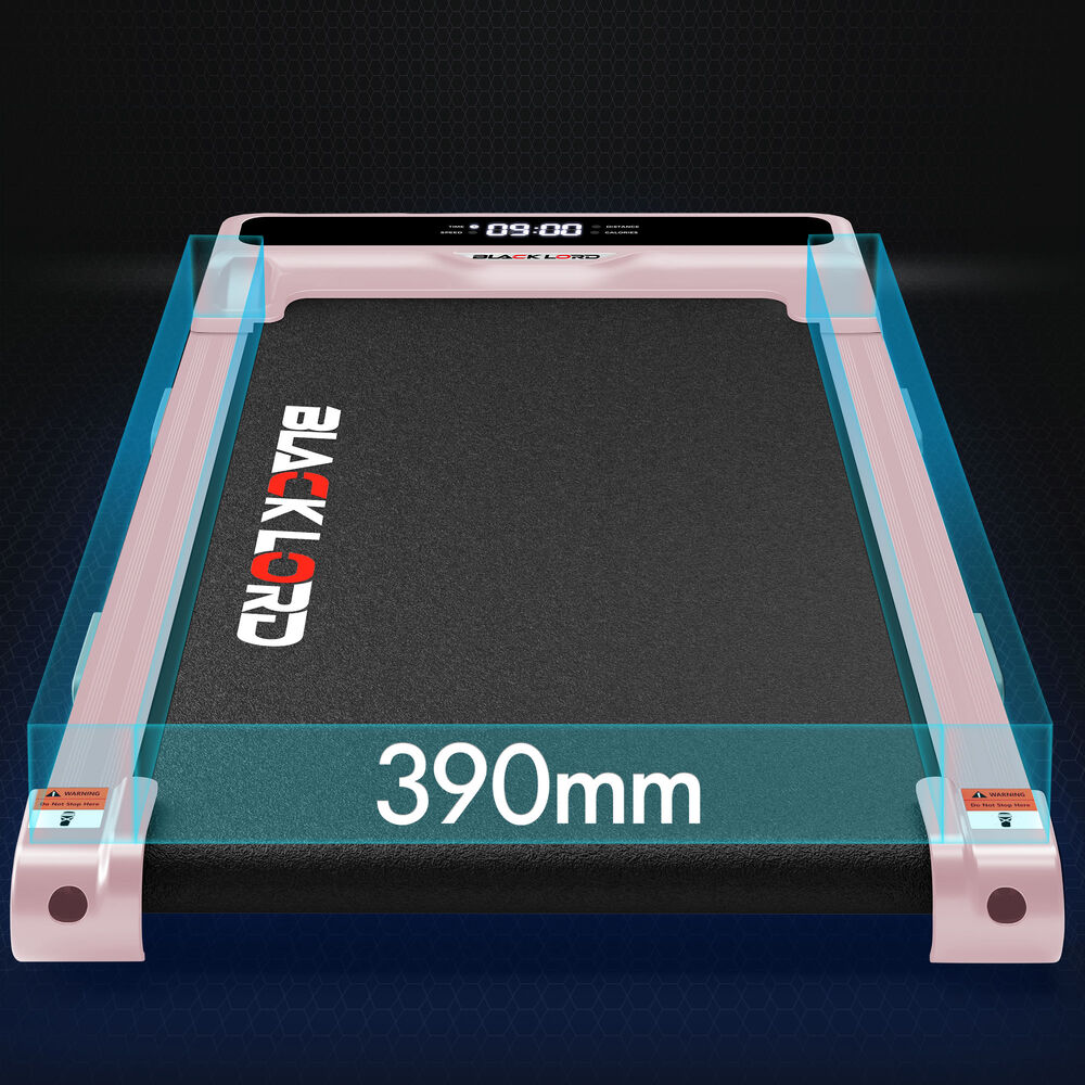 BLACK LORD Treadmill Electric Walking Pad Home Gym Incline Brushless Motor Pink