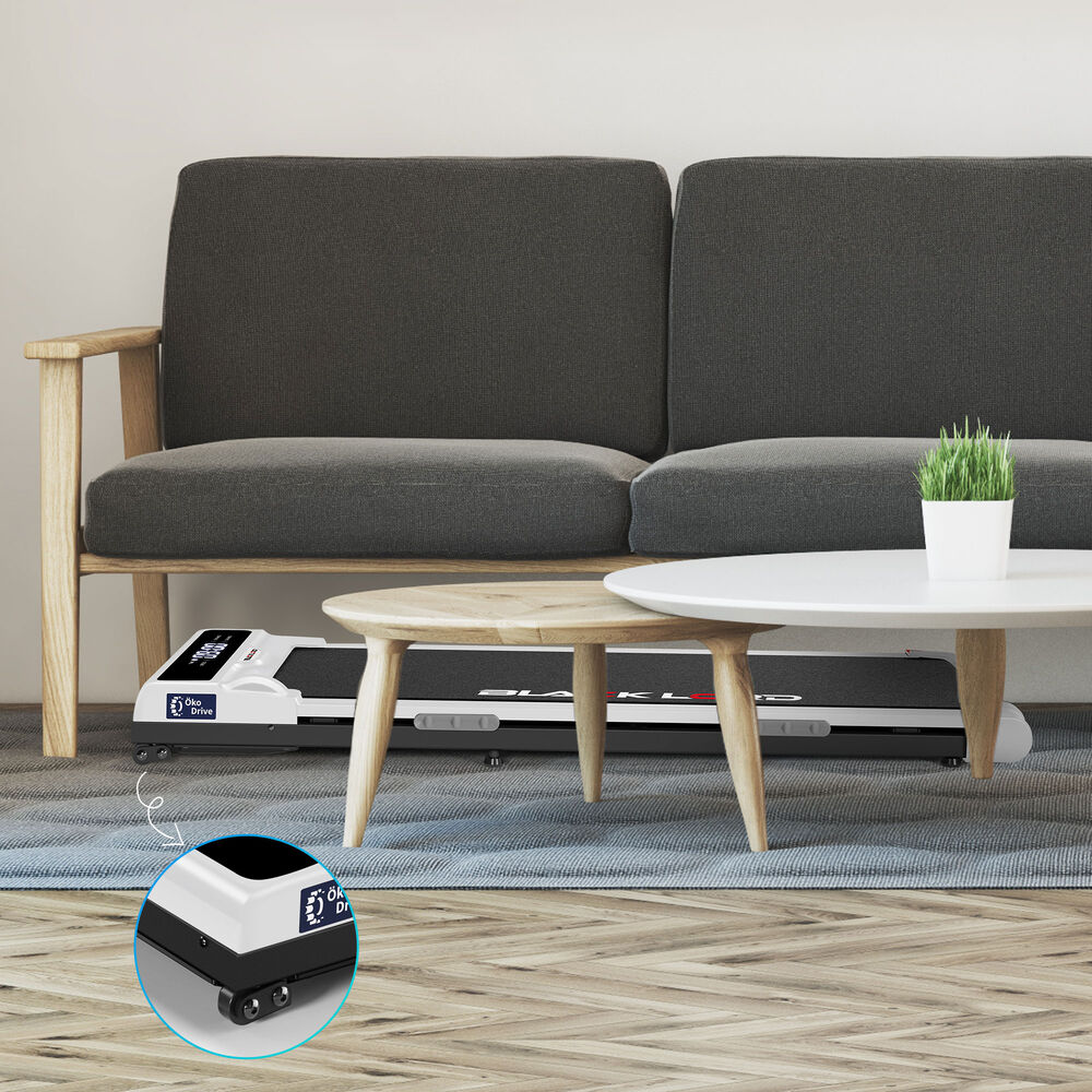 BLACK LORD Treadmill Electric Walking Pad Home Gym Incline Brushless Motor White