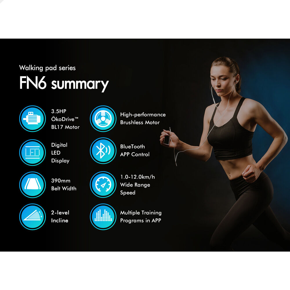 BLACK LORD Treadmill Electric Walking Pad Incline Gym Brushless Motor Pink