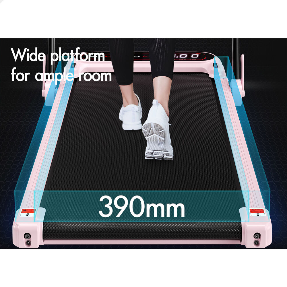 BLACK LORD Treadmill Electric Walking Pad Incline Shock Absorbers Foldable Pink