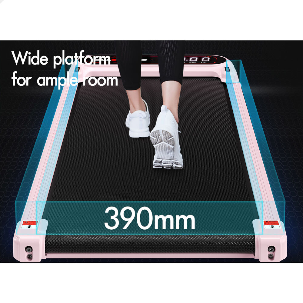 BLACK LORD Treadmill Electric Walking Pad Incline Shock Absorbers Gym Pink