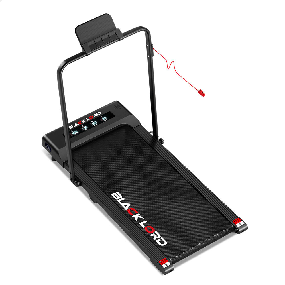 BLACK LORD Treadmill Electric Walking Pad Under Desk Foldable Gym 400mm Black