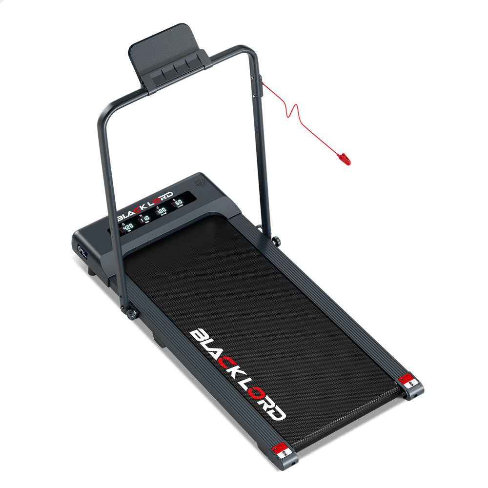 BLACK LORD Treadmill Electric Walking Pad Under Desk Foldable Gym 400mm Grey