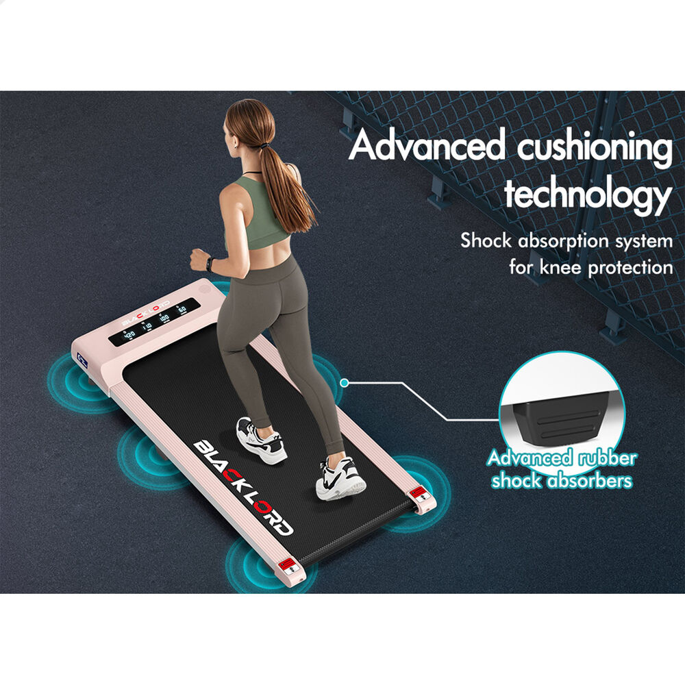 BLACK LORD Treadmill Electric Walking Pad Under Desk Home Gym 400mm Pink