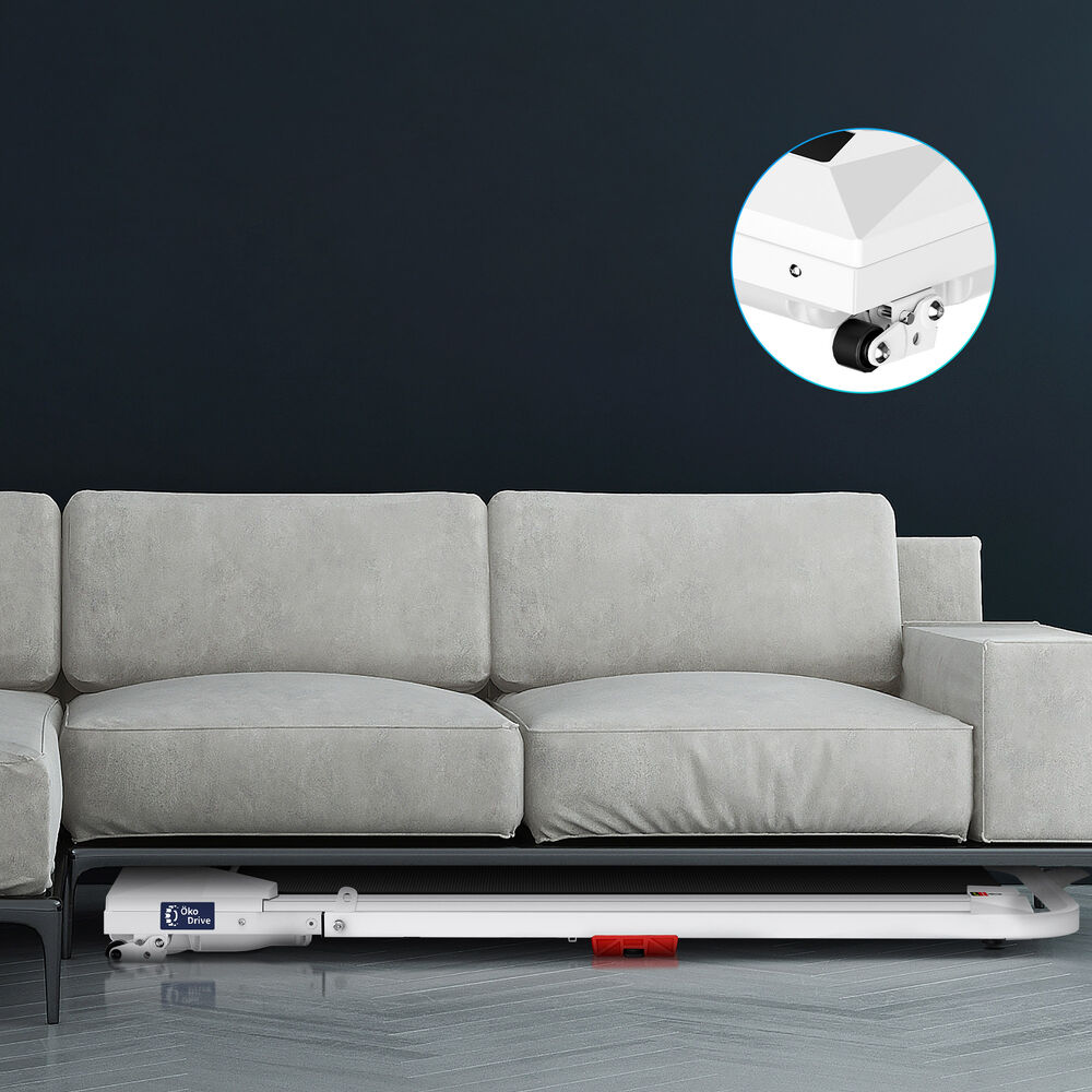 BLACK LORD Treadmill Electric Walking Pad Under Desk Home Incline Foldable White