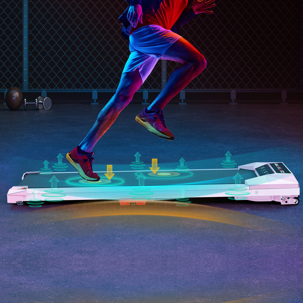 BLACK LORD Treadmill Electric Walking Pad Under Desk Home Fitness Incline Pink