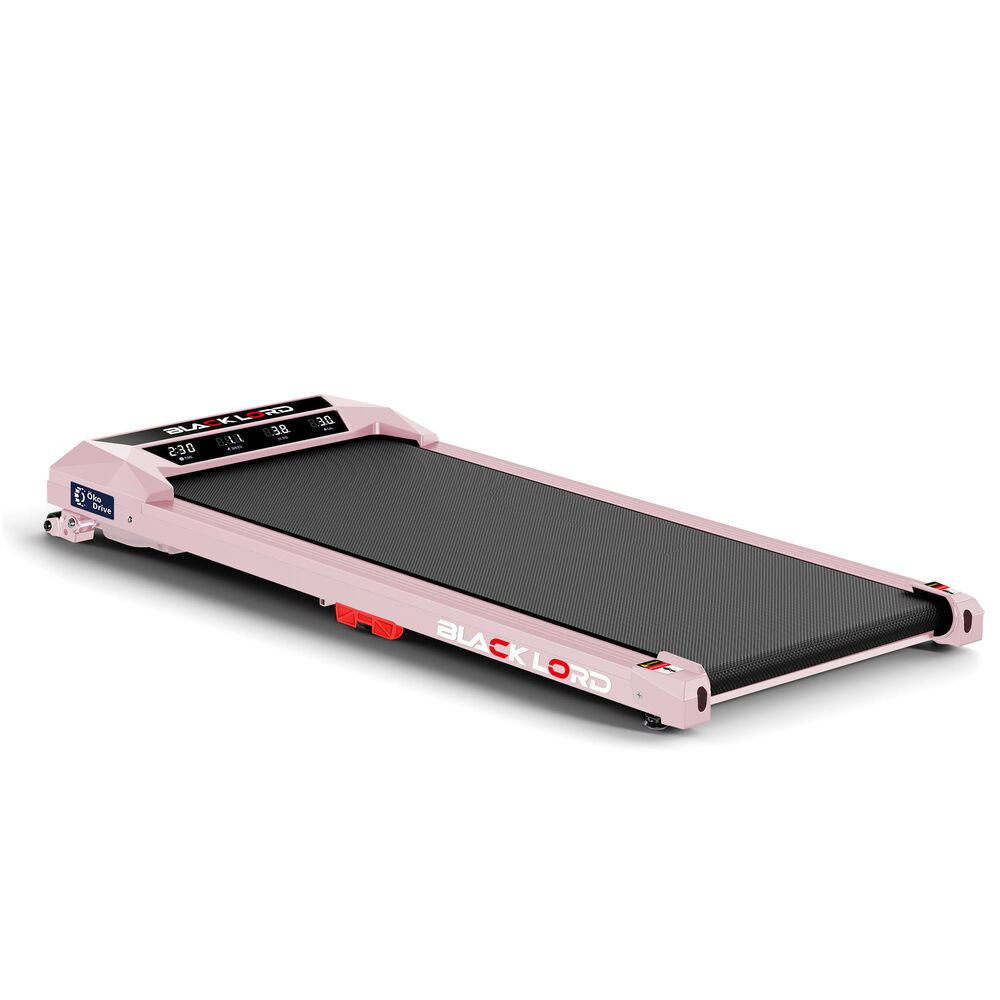 BLACK LORD Treadmill Electric Walking Pad Under Desk Home Fitness Incline Pink