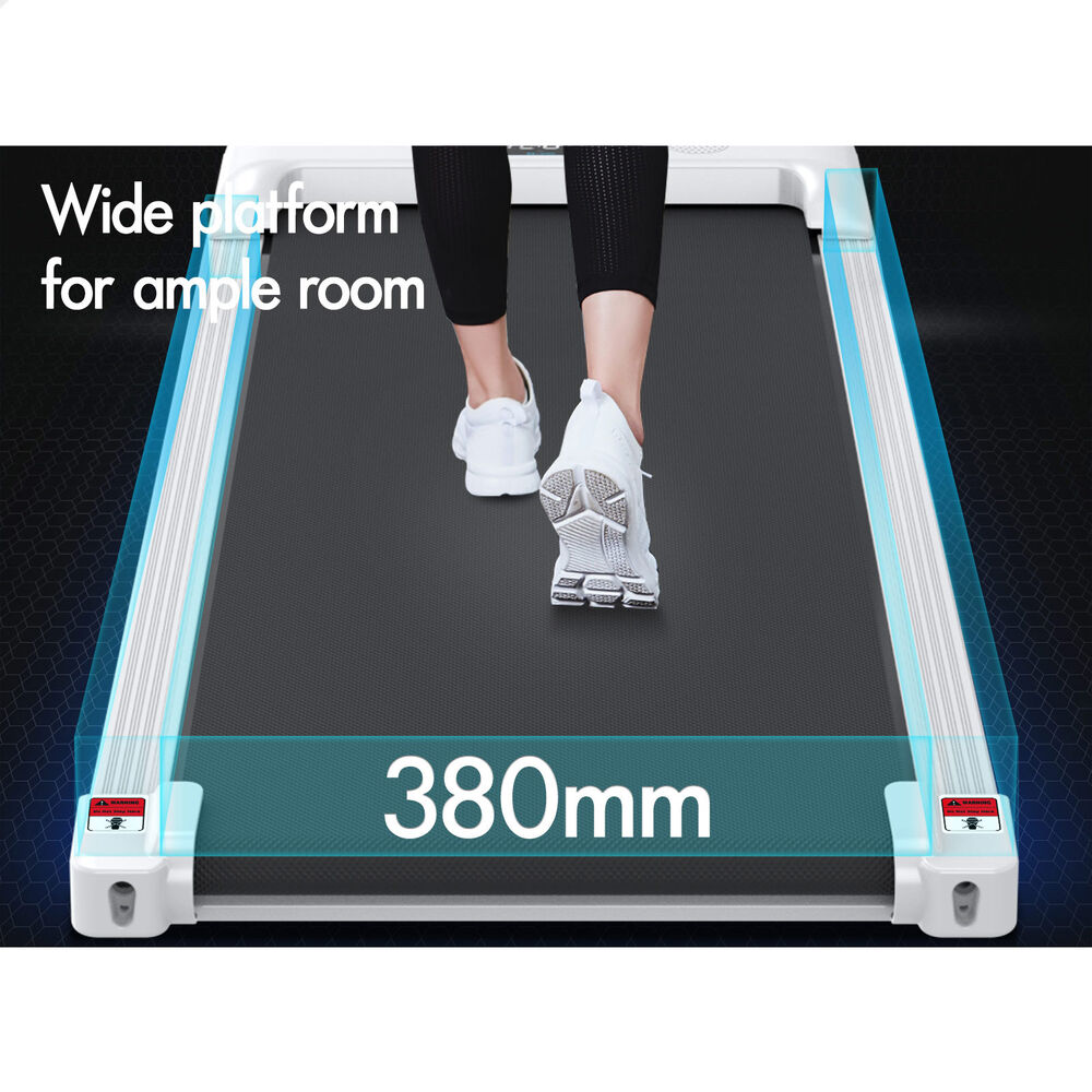 BLACK LORD Treadmill Walking Pad 38cm Belt White
