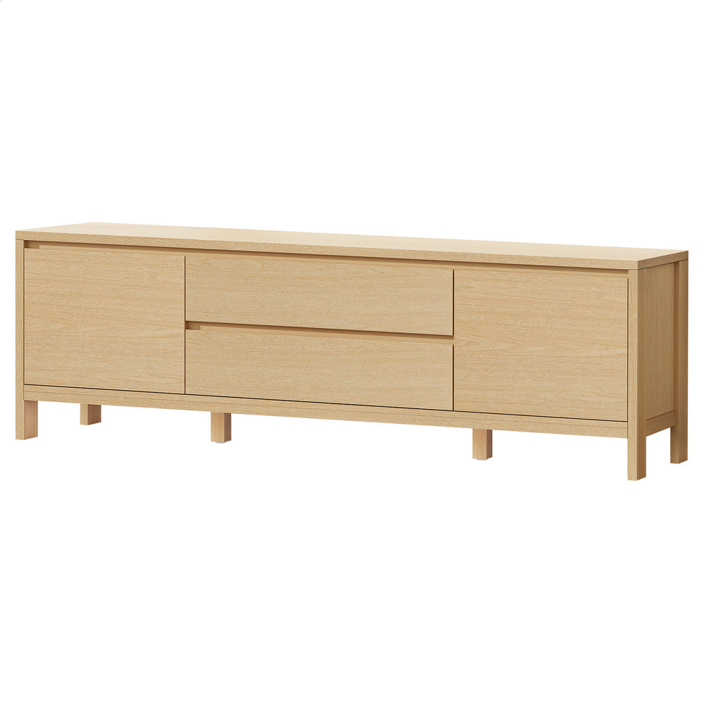 ALFORDSON Entertainment Unit 180cm TV Cabinet Stand Oak