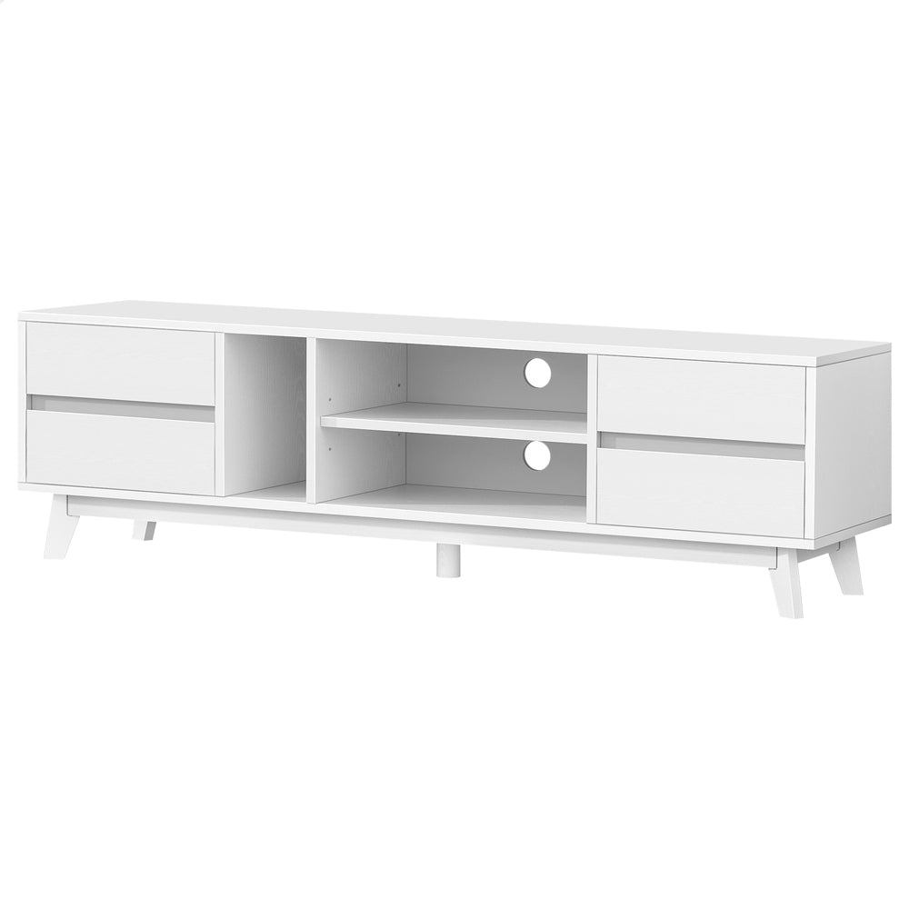 ALFORDSON Entertainment Unit TV Cabinet Stand 180cm White