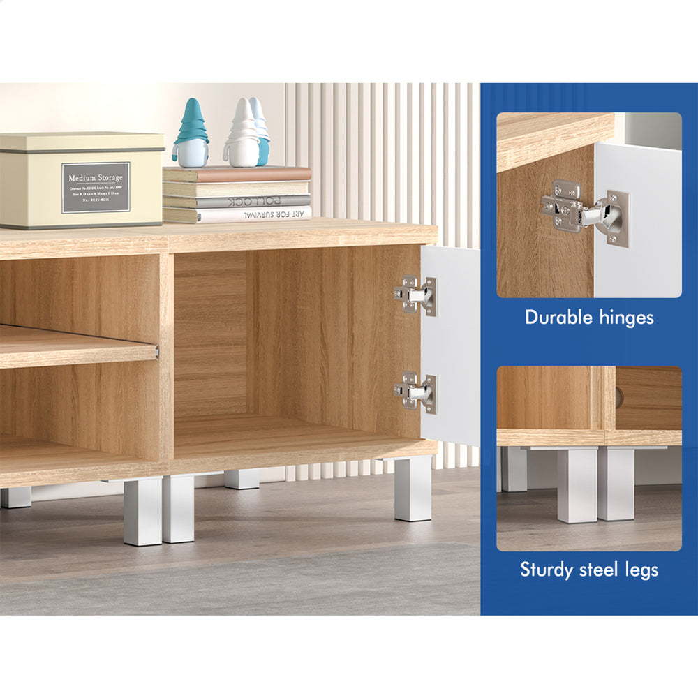 ALFORDSON Entertainment Unit TV Cabinet Stand 190cm Wood