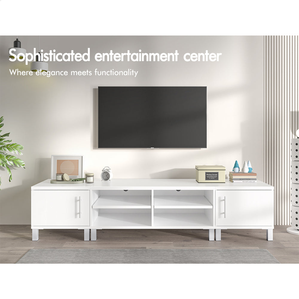 ALFORDSON Entertainment Unit TV Cabinet Stand 190cm White