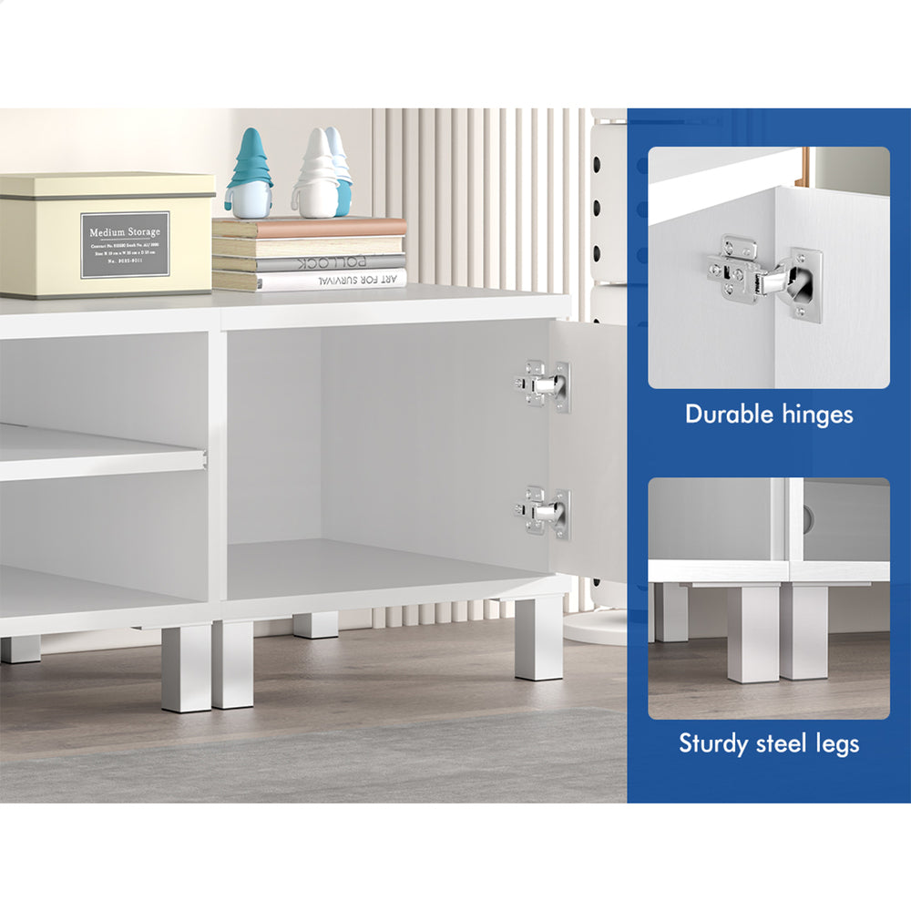 ALFORDSON Entertainment Unit TV Cabinet Stand 190cm White