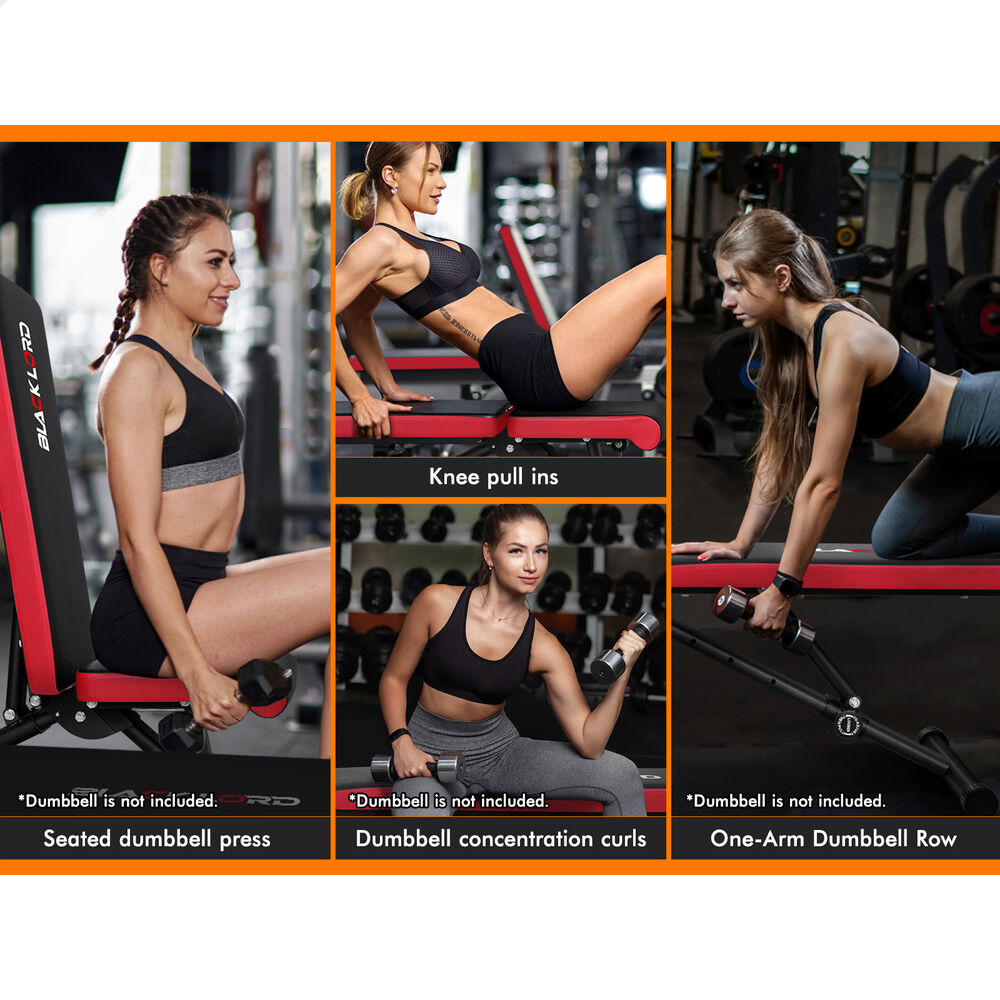 BLACK LORD Weight Bench FID Bench