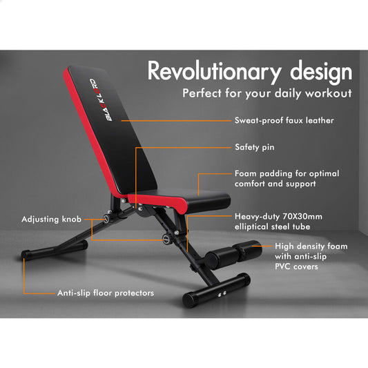 BLACK LORD Weight Bench FID Bench