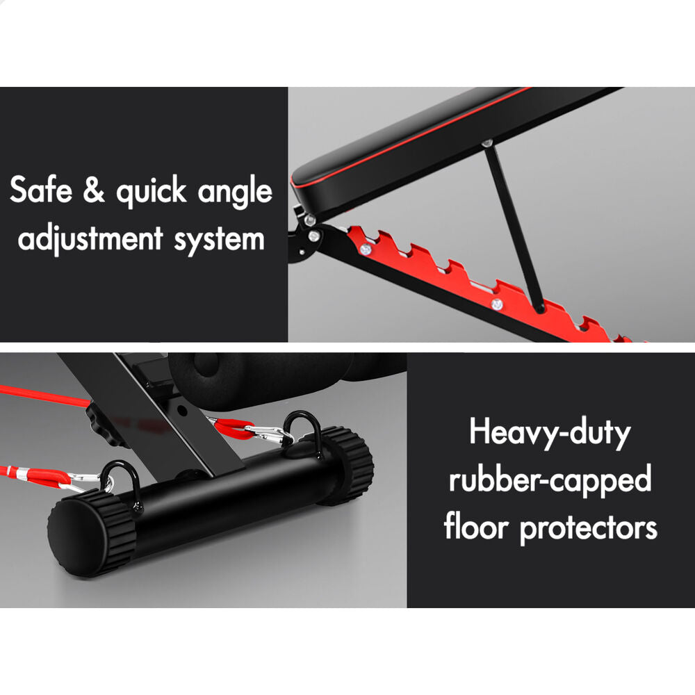 BLACK LORD Adjustable Weight Bench