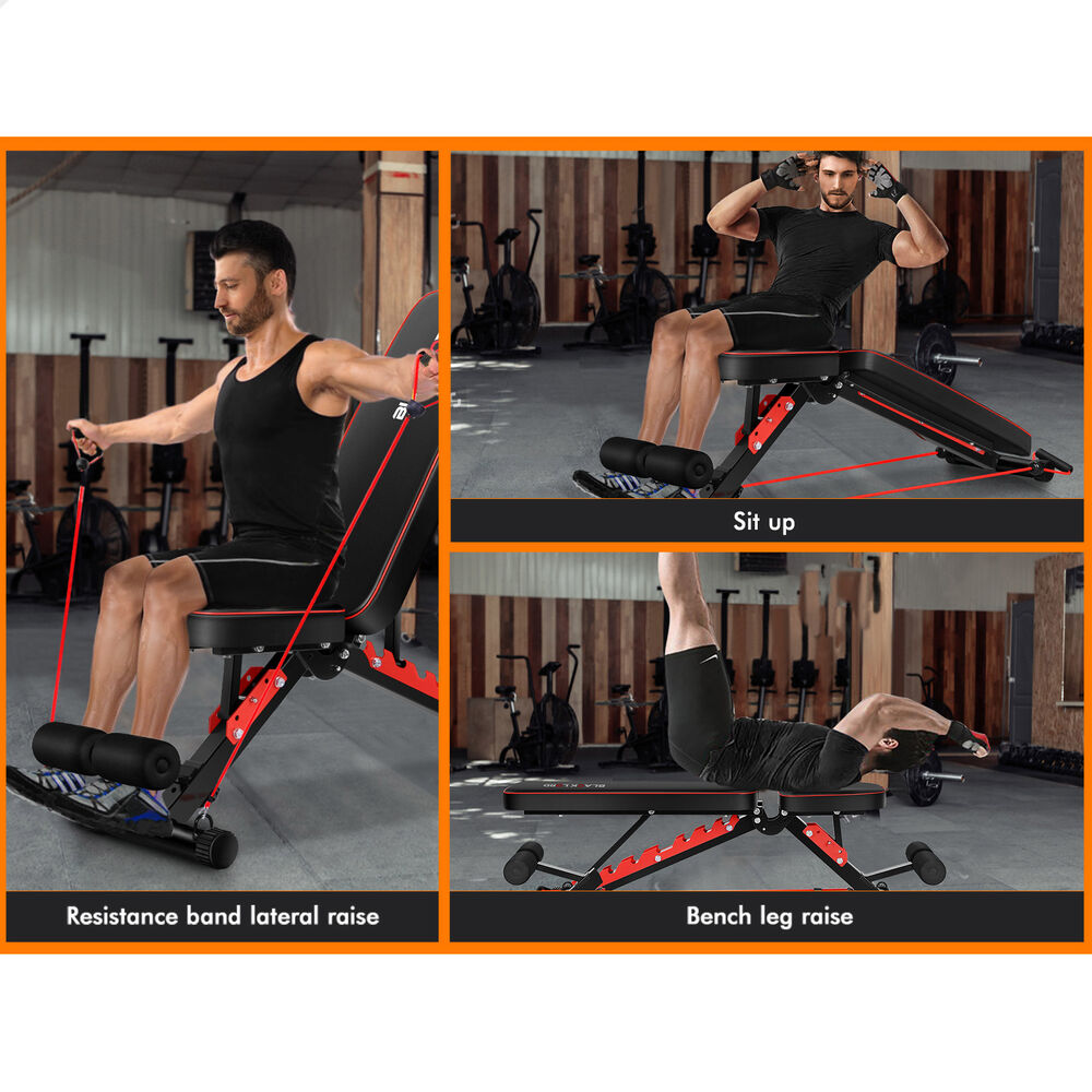 BLACK LORD Adjustable Weight Bench