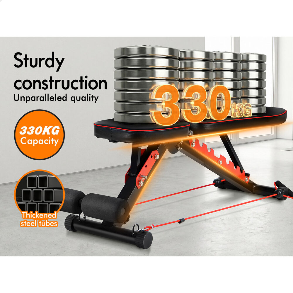 BLACK LORD Adjustable Weight Bench