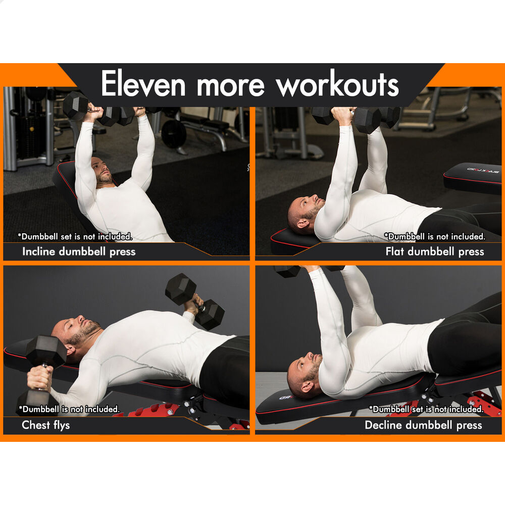 BLACK LORD Adjustable Weight Bench