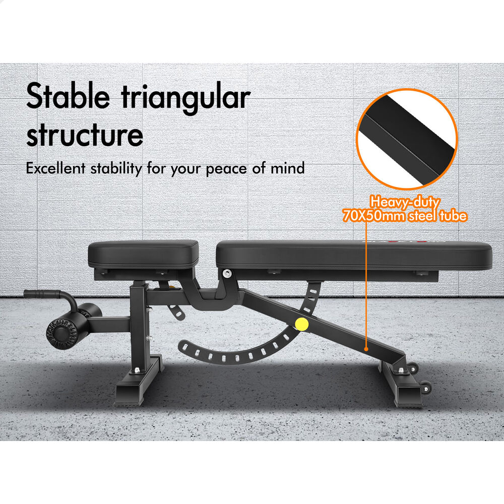 BLACK LORD Weight Bench Commercial FID Bench